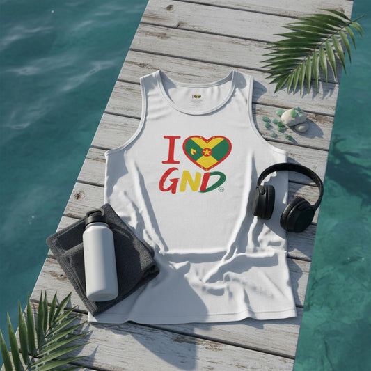 Adult I❤️GND Passport Tank Top