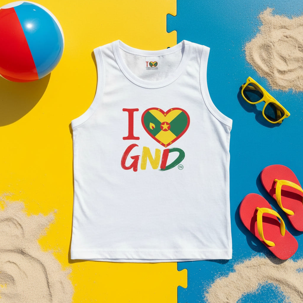 Kids I❤️GND Passport Tank Top
